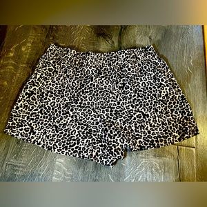 leopard shorts